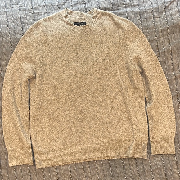All Saints Sweaters Mens Light Grey All Saints Sweater M Poshmark